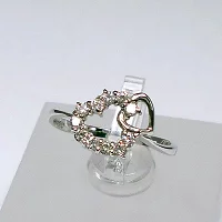 ハート形ダイヤモンド リング Pt900【9.5号】