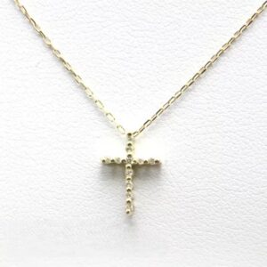 ダイヤモンドクロスネックレス 0.05ct K10